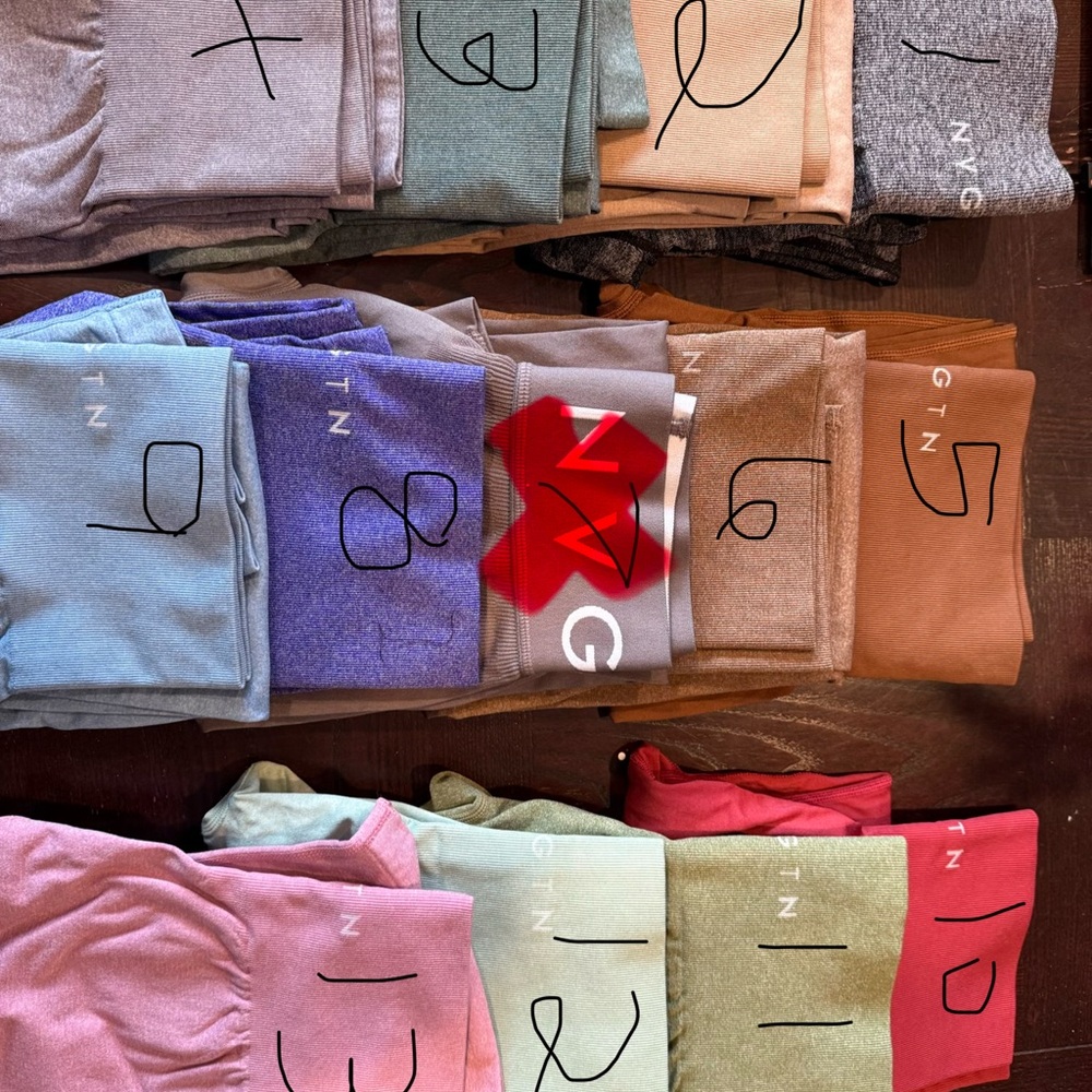 NVGTN Women's Leggings - Blue, Purple, Gray, Pink, Red, Tan